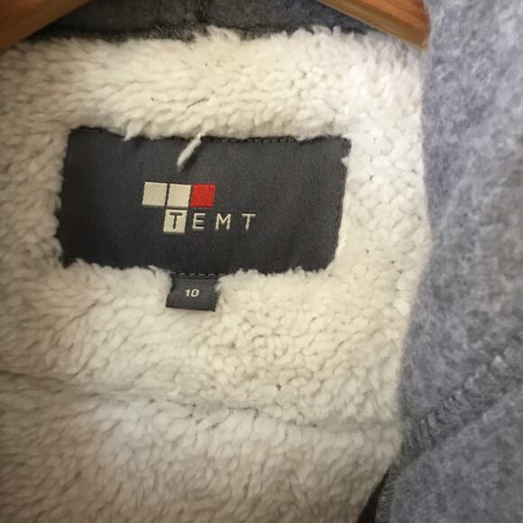 Temt Red Plaid Sherpa-Lined Hoodie Jacket - Picture 3 of 12